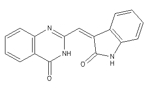 2-[(2-ketoindolin-3-ylidene)methyl]-3H-quinazolin-4-one