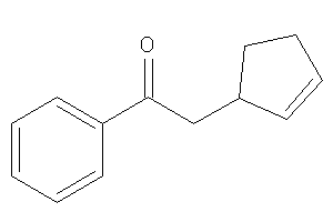 2-cyclopent-2-en-1-yl-1-phenyl-ethanone