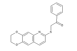 2-(2,3-dihydro-[1,4]dioxino[2,3-g]quinolin-7-ylthio)-1-phenyl-ethanone