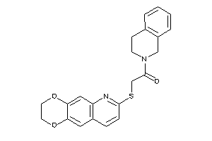 2-(2,3-dihydro-[1,4]dioxino[2,3-g]quinolin-7-ylthio)-1-(3,4-dihydro-1H-isoquinolin-2-yl)ethanone