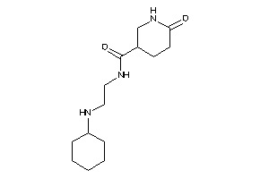 N-[2-(cyclohexylamino)ethyl]-6-keto-nipecotamide