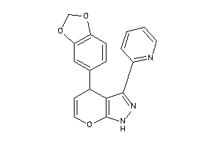 4-(1,3-benzodioxol-5-yl)-3-(2-pyridyl)-1,4-dihydropyrano[2,3-c]pyrazole