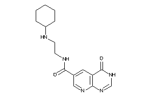 Image of N-[2-(cyclohexylamino)ethyl]-4-keto-3H-pyrido[2,3-d]pyrimidine-6-carboxamide