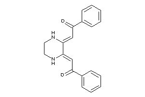 2-(3-phenacylidenepiperazin-2-ylidene)-1-phenyl-ethanone