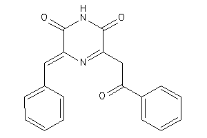 3-benzal-5-phenacyl-pyrazine-2,6-quinone