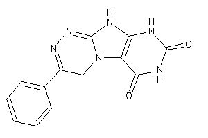 3-phenyl-9,10-dihydro-4H-purino[8,7-c][1,2,4]triazine-6,8-quinone