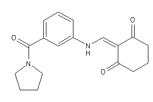 2-[[3-(pyrrolidine-1-carbonyl)anilino]methylene]cyclohexane-1,3-quinone