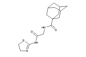 N-[2-keto-2-(2-thiazolin-2-ylamino)ethyl]adamantane-1-carboxamide