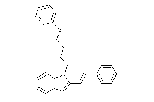 1-(4-phenoxybutyl)-2-styryl-benzimidazole