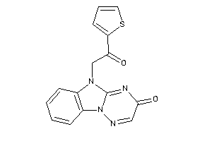 5-[2-keto-2-(2-thienyl)ethyl]-[1,2,4]triazino[2,3-a]benzimidazol-3-one