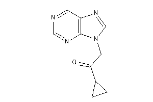 Image of 1-cyclopropyl-2-purin-9-yl-ethanone