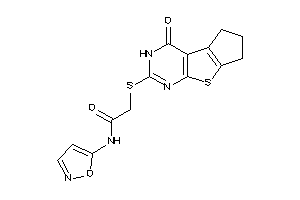 N-isoxazol-5-yl-2-[(ketoBLAHyl)thio]acetamide