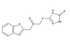 3-[[3-(1,3-benzothiazol-2-yl)-2-keto-propyl]thio]-1,4-dihydro-1,2,4-triazol-5-one