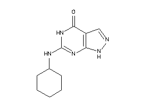 6-(cyclohexylamino)-1,5-dihydropyrazolo[3,4-d]pyrimidin-4-one