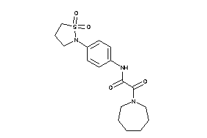 2-(azepan-1-yl)-N-[4-(1,1-diketo-1,2-thiazolidin-2-yl)phenyl]-2-keto-acetamide