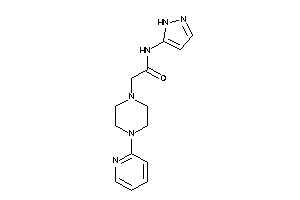 N-(1H-pyrazol-5-yl)-2-[4-(2-pyridyl)piperazino]acetamide