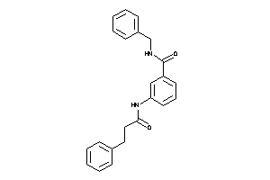 N-benzyl-3-(hydrocinnamoylamino)benzamide