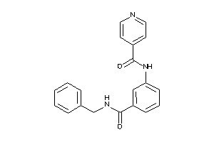 N-[3-(benzylcarbamoyl)phenyl]isonicotinamide