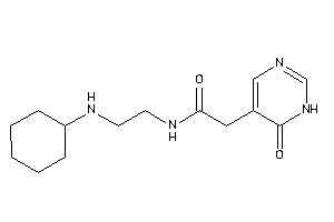 N-[2-(cyclohexylamino)ethyl]-2-(6-keto-1H-pyrimidin-5-yl)acetamide