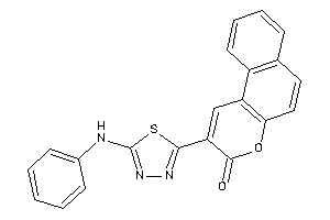 2-(5-anilino-1,3,4-thiadiazol-2-yl)benzo[f]chromen-3-one