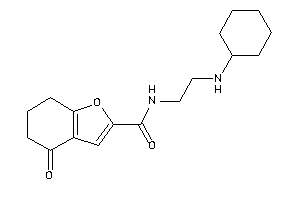 N-[2-(cyclohexylamino)ethyl]-4-keto-6,7-dihydro-5H-benzofuran-2-carboxamide