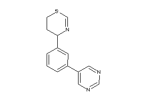 Image of 4-[3-(5-pyrimidyl)phenyl]-5,6-dihydro-4H-1,3-thiazine