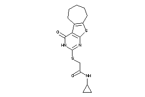 N-cyclopropyl-2-[(ketoBLAHyl)thio]acetamide