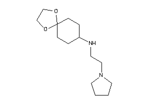 1,4-dioxaspiro[4.5]decan-8-yl(2-pyrrolidinoethyl)amine