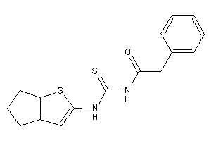 N-(5,6-dihydro-4H-cyclopenta[b]thiophen-2-ylthiocarbamoyl)-2-phenyl-acetamide