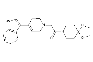 1-(1,4-dioxa-8-azaspiro[4.5]decan-8-yl)-2-[4-(1H-indol-3-yl)-3,6-dihydro-2H-pyridin-1-yl]ethanone