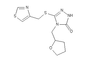 4-(tetrahydrofurfuryl)-3-(thiazol-4-ylmethylthio)-1H-1,2,4-triazol-5-one