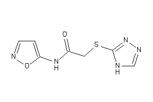 N-isoxazol-5-yl-2-(4H-1,2,4-triazol-3-ylthio)acetamide