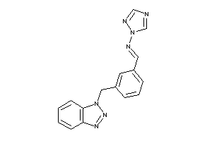 [3-(benzotriazol-1-ylmethyl)benzylidene]-(1,2,4-triazol-1-yl)amine