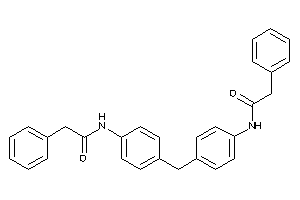 2-phenyl-N-[4-[4-[(2-phenylacetyl)amino]benzyl]phenyl]acetamide