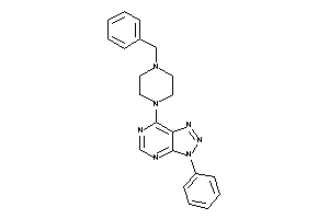 Image of 7-(4-benzylpiperazino)-3-phenyl-triazolo[4,5-d]pyrimidine