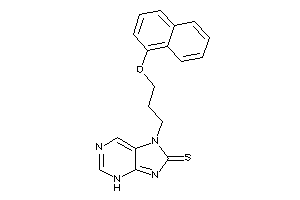 7-[3-(1-naphthoxy)propyl]-3H-purine-8-thione