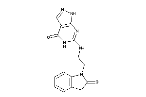 6-[2-(2-ketoindolin-1-yl)ethylamino]-1,5-dihydropyrazolo[3,4-d]pyrimidin-4-one