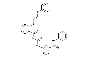 Image of 3-[[2-(2-phenoxyethoxy)benzoyl]thiocarbamoylamino]-N-phenyl-benzamide