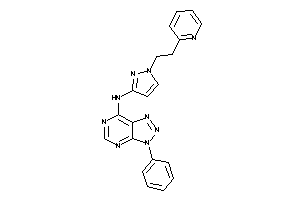 (3-phenyltriazolo[4,5-d]pyrimidin-7-yl)-[1-[2-(2-pyridyl)ethyl]pyrazol-3-yl]amine