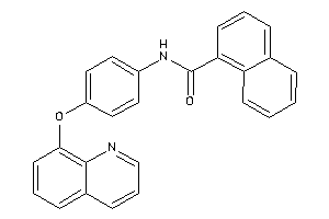 N-[4-(8-quinolyloxy)phenyl]-1-naphthamide