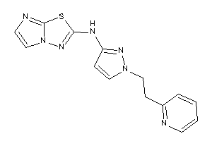 Imidazo[2,1-b][1,3,4]thiadiazol-2-yl-[1-[2-(2-pyridyl)ethyl]pyrazol-3-yl]amine