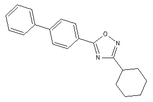 3-cyclohexyl-5-(4-phenylphenyl)-1,2,4-oxadiazole