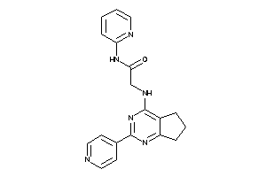 N-(2-pyridyl)-2-[[2-(4-pyridyl)-6,7-dihydro-5H-cyclopenta[d]pyrimidin-4-yl]amino]acetamide