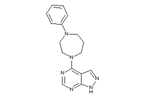 4-(4-phenyl-1,4-diazepan-1-yl)-1H-pyrazolo[3,4-d]pyrimidine