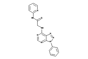 Image of 2-[(3-phenyltriazolo[4,5-d]pyrimidin-7-yl)amino]-N-(2-pyridyl)acetamide