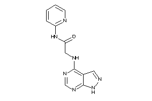 2-(1H-pyrazolo[3,4-d]pyrimidin-4-ylamino)-N-(2-pyridyl)acetamide