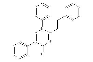 1,5-diphenyl-2-styryl-pyrimidin-4-one