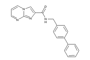 N-(4-phenylbenzyl)imidazo[1,2-a]pyrimidine-2-carboxamide