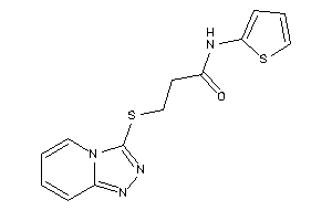 N-(2-thienyl)-3-([1,2,4]triazolo[4,3-a]pyridin-3-ylthio)propionamide