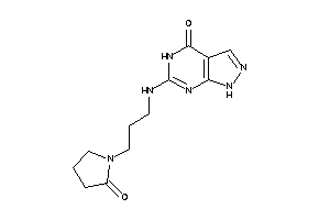 6-[3-(2-ketopyrrolidino)propylamino]-1,5-dihydropyrazolo[3,4-d]pyrimidin-4-one